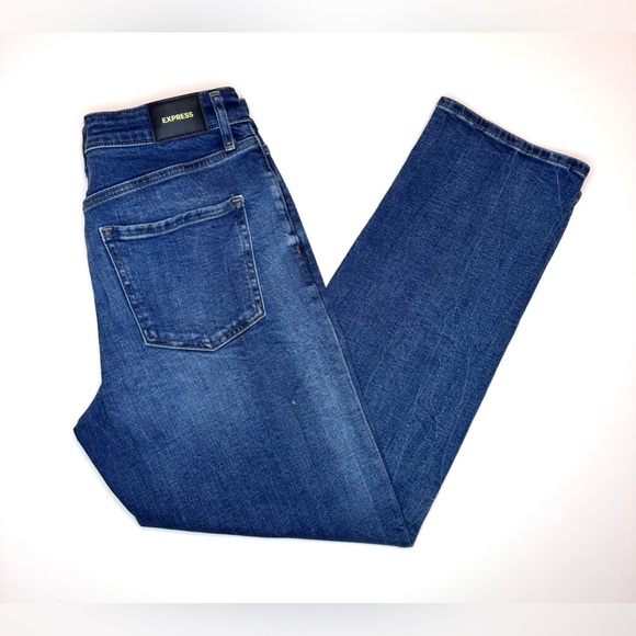 Express Women’s Boyfriend Mid Rise Jeans Size- 4 Regular - Picture 7 of 9